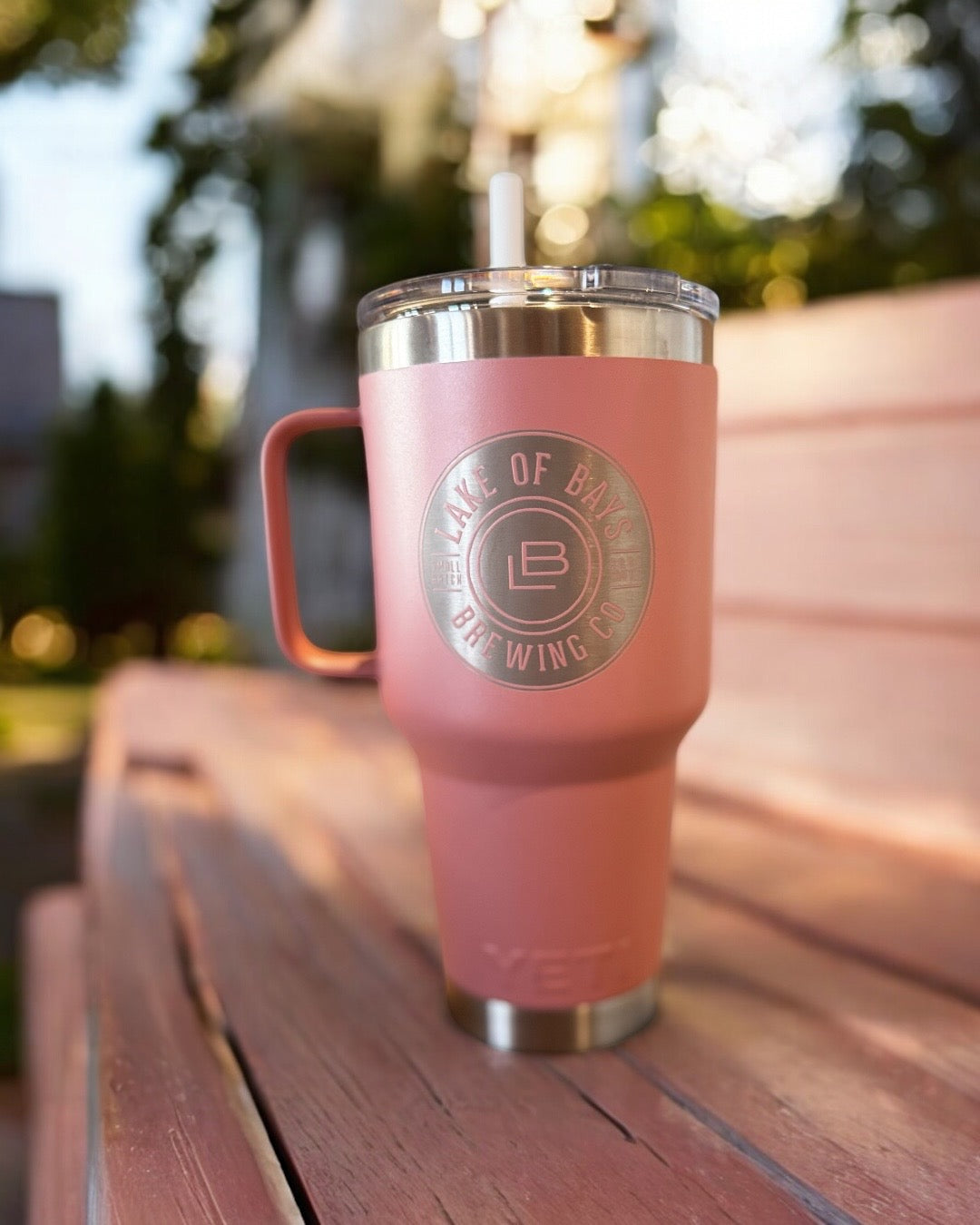 Lake of Bays - Yeti Straw Mug Sandstone Pink