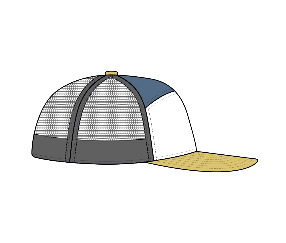 Lake Of Bays - Tradesman High Crown Adjustable Hat