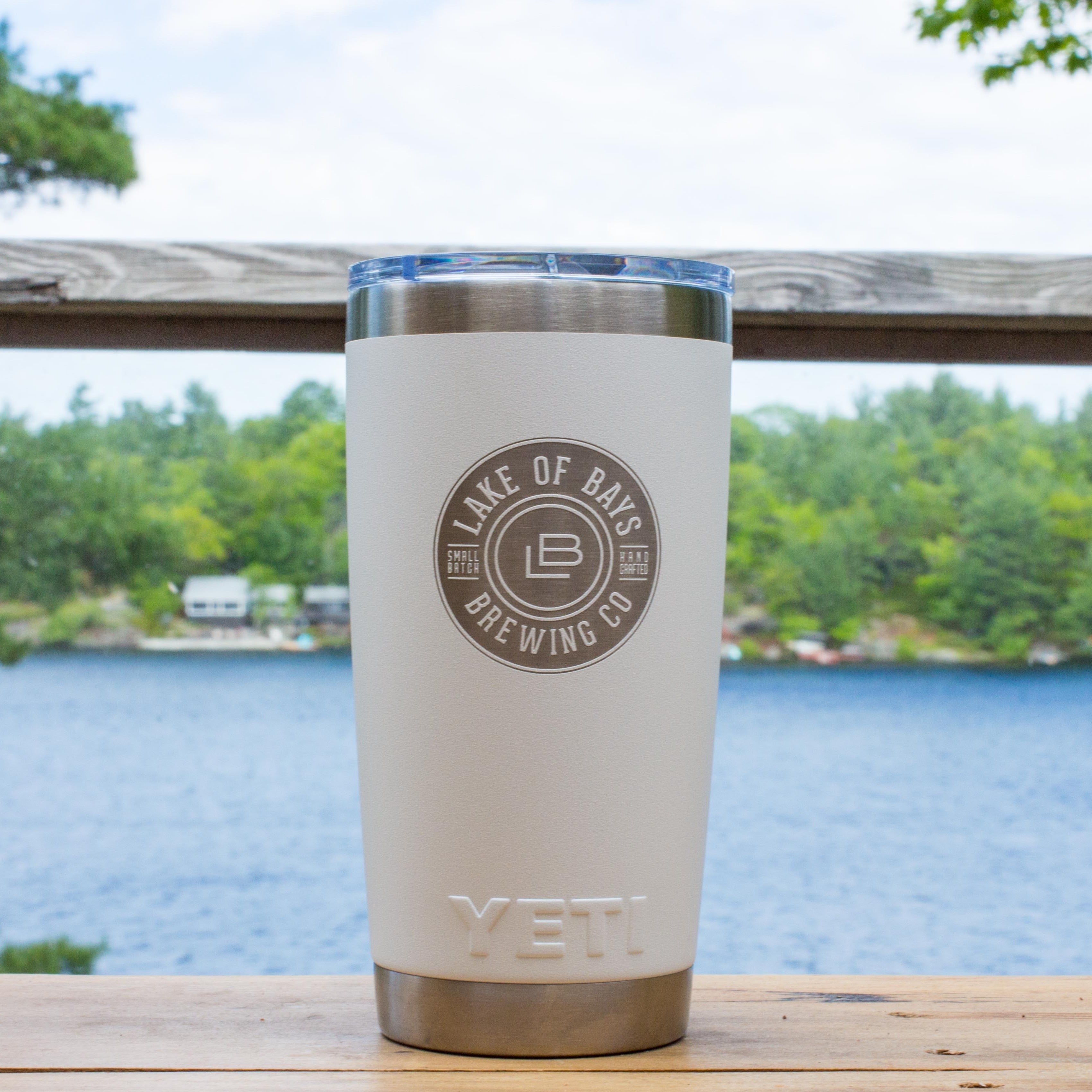 Lake of Bays 591ml (20oz) YETI Rambler Tumbler