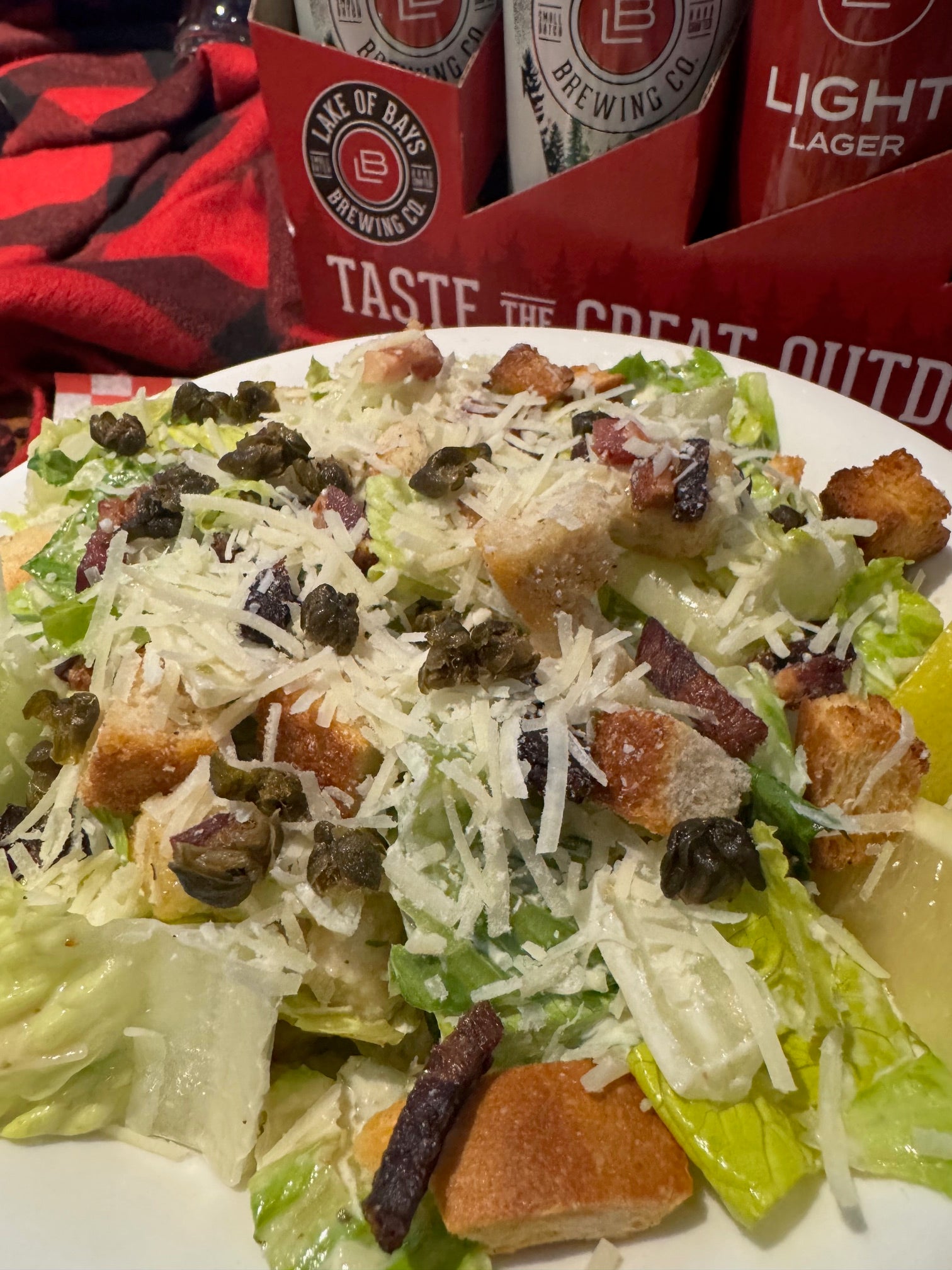 Double Garlic Caeser Salad