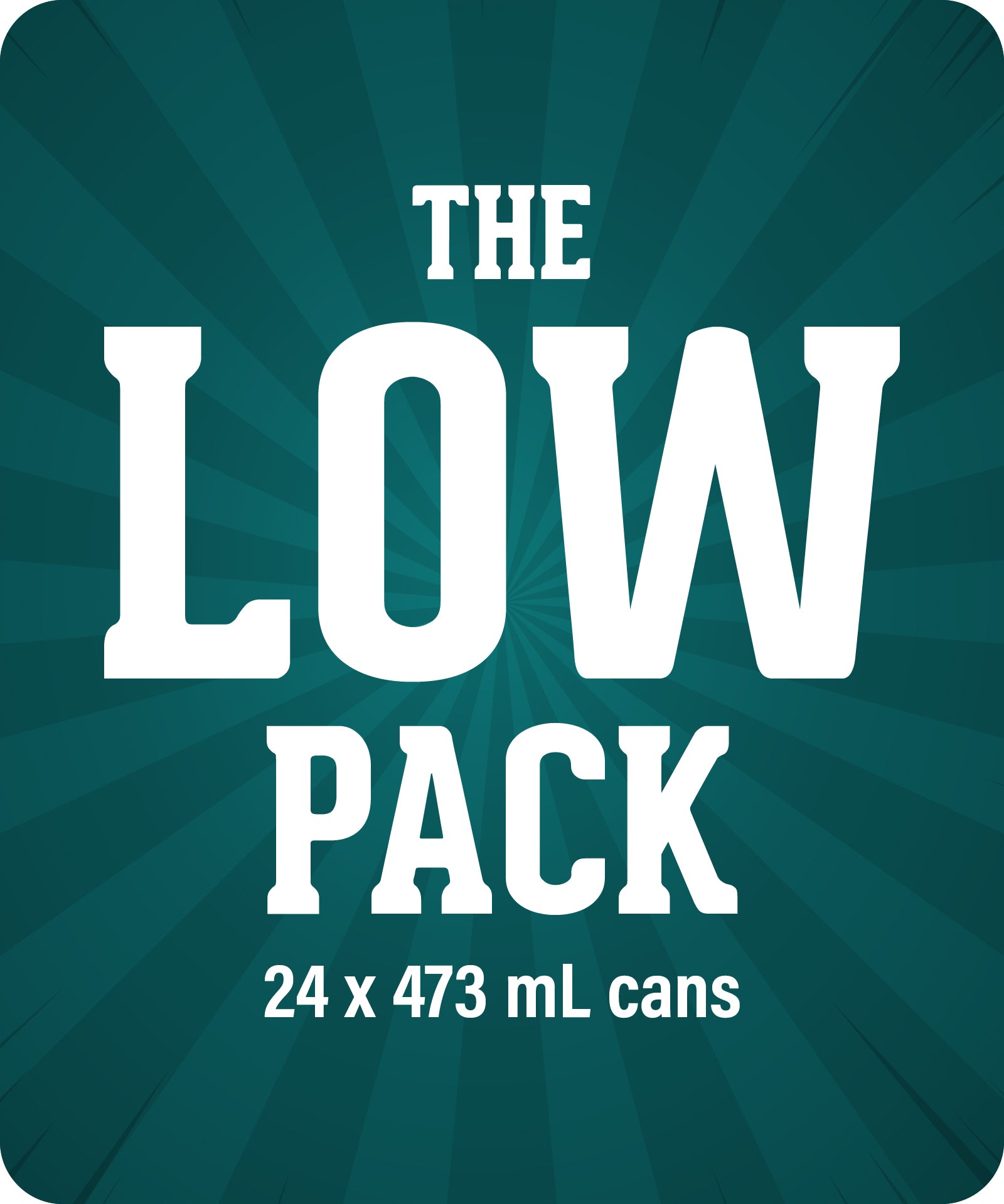 The 'Low' Pack - Mixed Pack x 473ml Cans