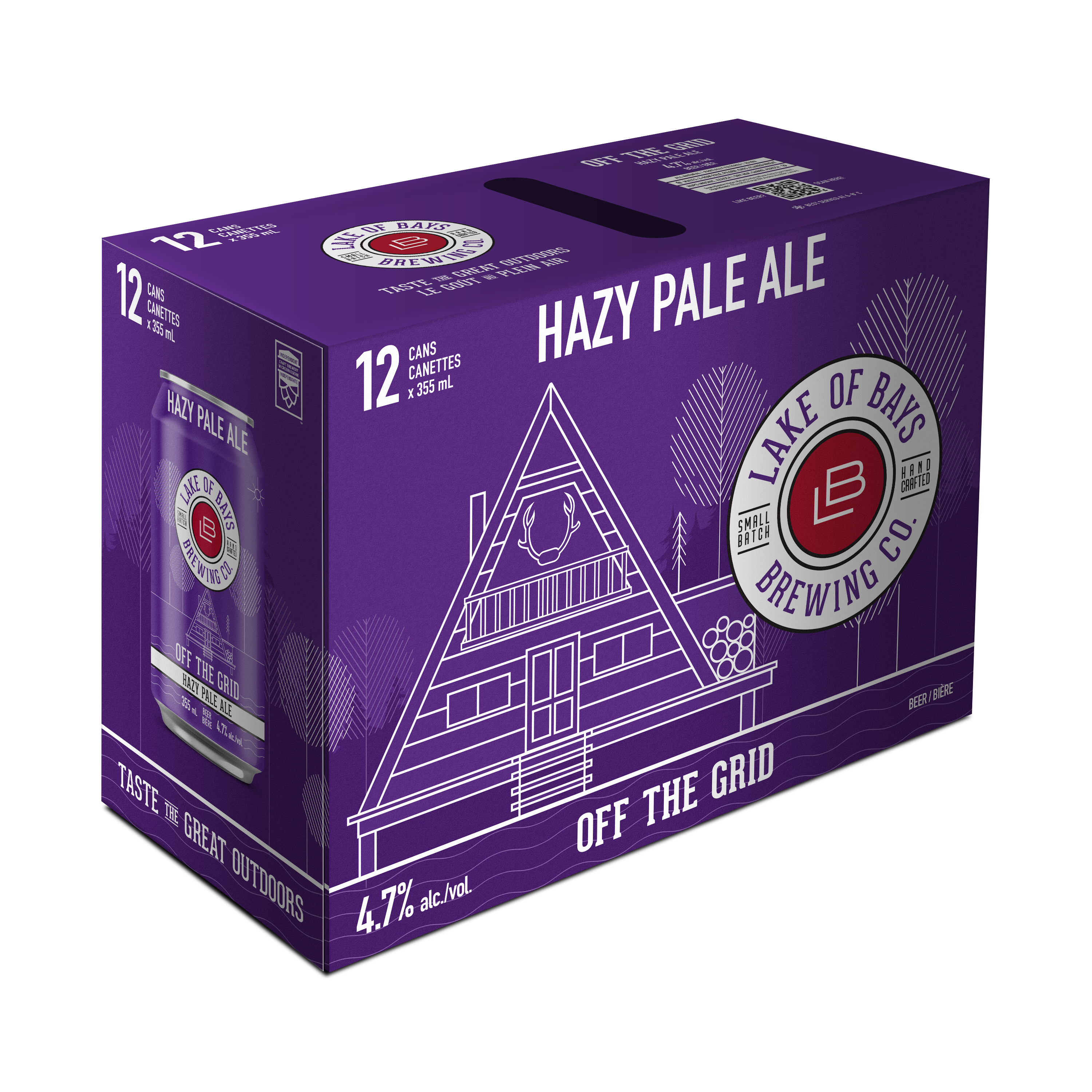 355 ml 12 Pack- Off the Grid - Hazy Pale Ale