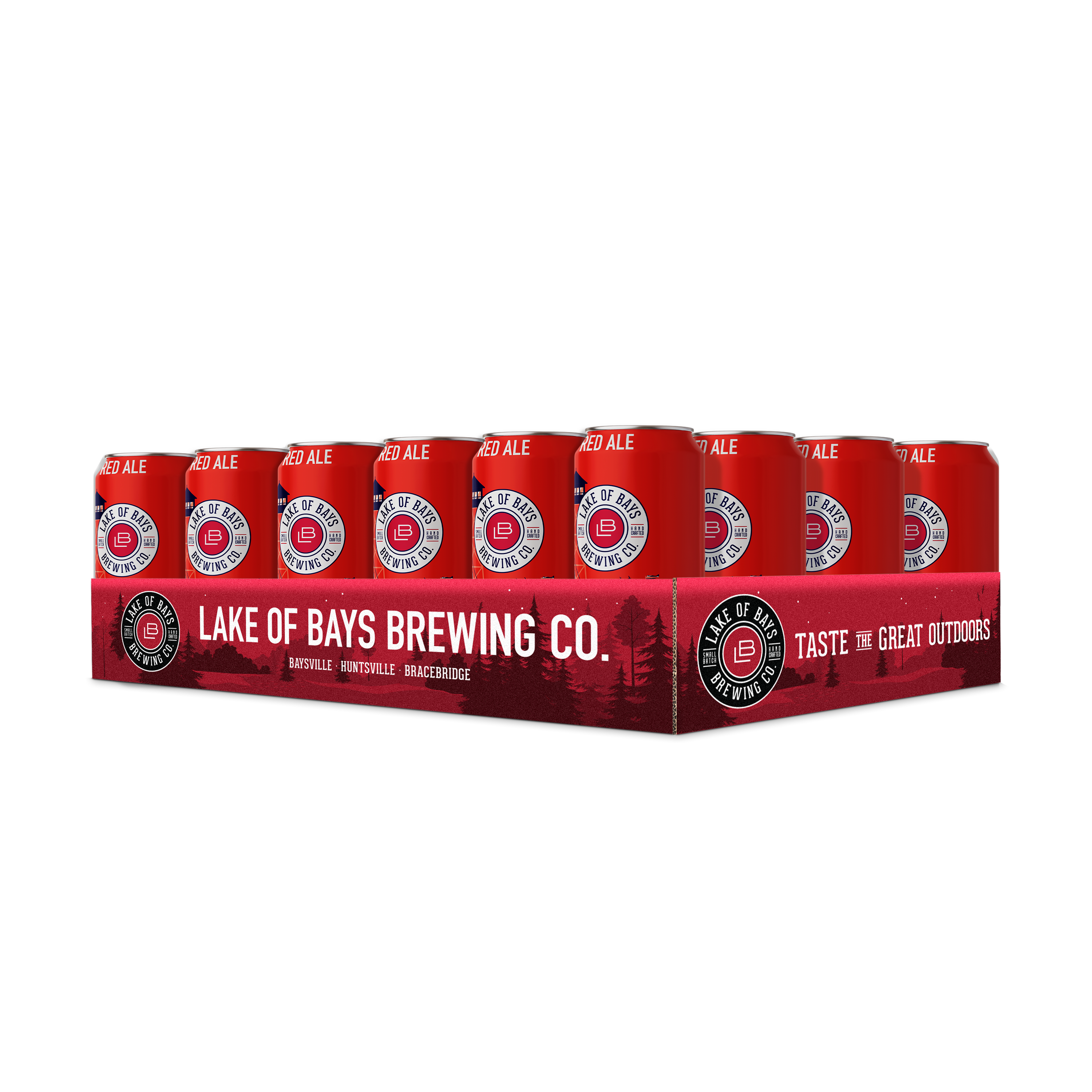 Lake of Bays Brewing Red Ale Beer 355ml 24 pack