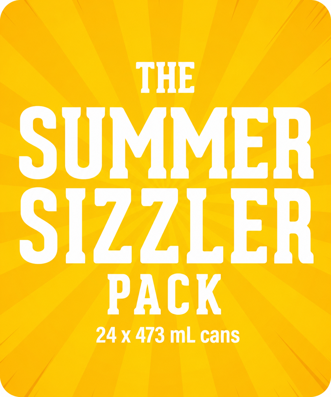The 'Summer Sizzler' Pack - 24 x 473ml Cans