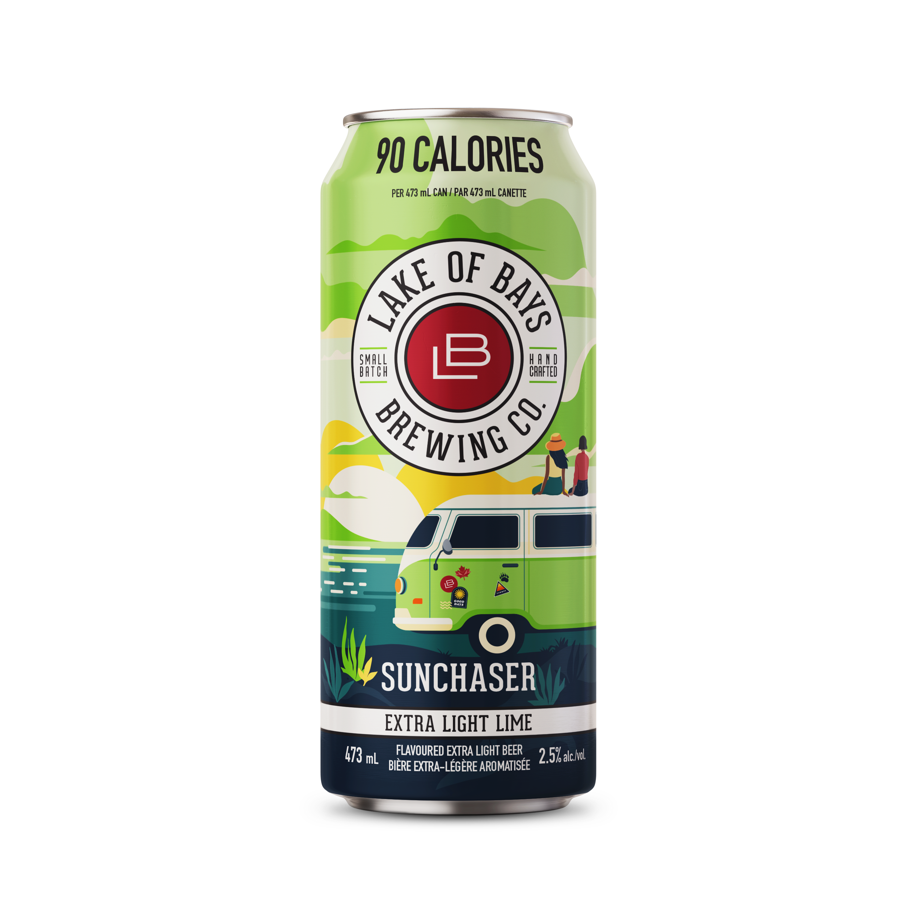 Sunchaser - 90 Calories - 2.5% ABV - Extra Light Lime Lager